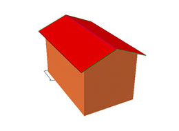 connaitre - toiture - schma 2 pans