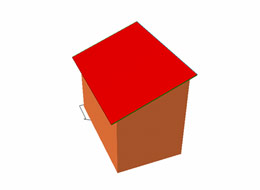 connaitre - toiture - schma monopente